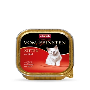 ANIMONDA Vom Feinsten Kitten skonis: su jautiena 100g x32