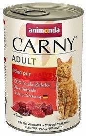 ANIMONDA Cat Carny Adult skonis: jautiena 6x400g 
