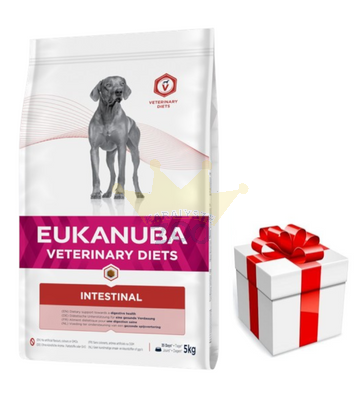 EUKANUBA Intestinal Dog 5kg + STAIGMENA ŠUNUI