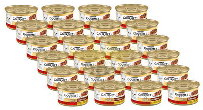 Purina Gourmet Gold su jautiena ir vištiena pomidorų padaže 24x85g