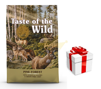 Taste of the Wild Pine Forest 12,2kg + STAIGMENA ŠUNUI