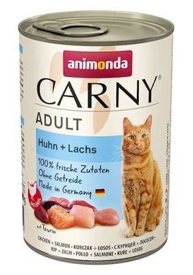 ANIMONDA Cat Carny Adult skonis: vištiena, lašiša 400g 