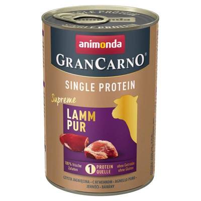 ANIMONDA GranCarno Single Protein Supreme Adult Dog Lamb 400g x12