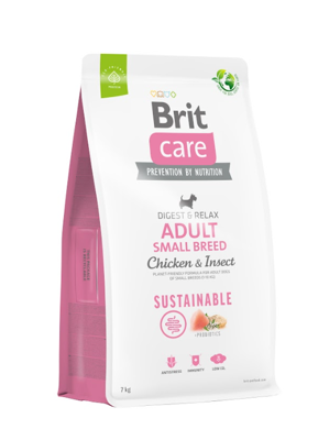 BRIT CARE Dog Sustainable Adult Small Breed Chicken & Insect 2x7kg