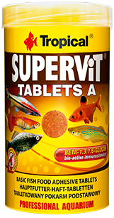 TROPICAL SuperVit Tablets A 250ml 340vnt.