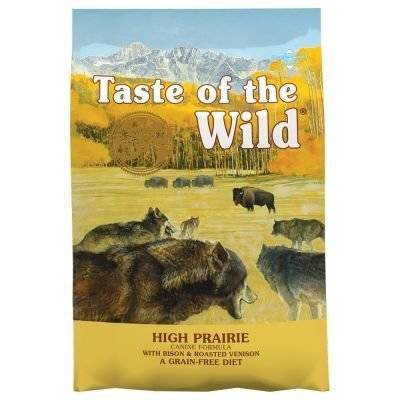 Taste of the Wild High Prairie 5,6 kg + LAB V Lašišų aliejus šunims ir katėms 500ml