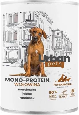 Urban Pets mono baltymų jautienos ėdalas šunims 800g