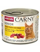 ANIMONDA Cat Carny Senior  skonis: vištiena su sūriu 200g x6