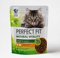 PERFECT FIT™ Natural Vitality 1+ su vištiena ir kalakutiena 650 g - sausas ėdalas suaugusioms katėms